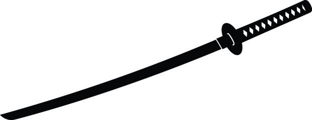 Samurai sword katana japanese warrior weapon ancient history combat vector