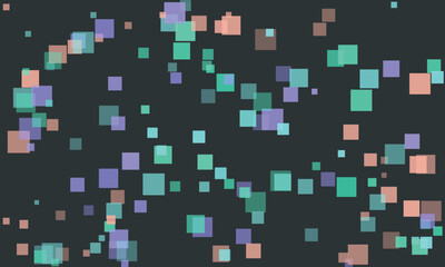 Abstract Colorful Floating Squares and Rectangles Background Animation