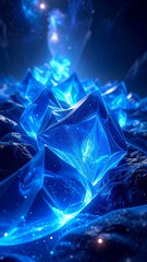 abstract blue background with lines