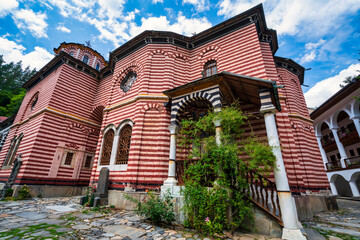 Rila Monastery Striped Walls Bulgaria
