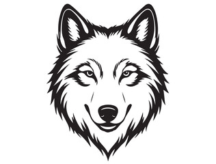 WOLF HEAD SILHOUETTE