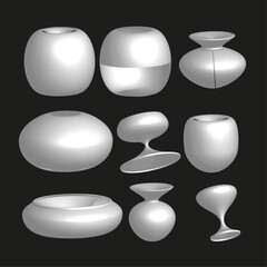 vector 3D illustration template design