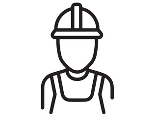  WORKER ICON SILHOUETTE