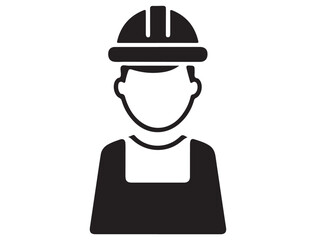  WORKER ICON SILHOUETTE