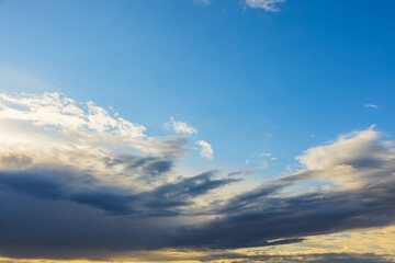 The sky is incredibly beautiful with clouds
