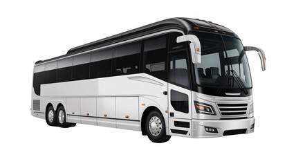 Luxury tour bus ready for adventure travel providing comfortable transportation for group charters and tours