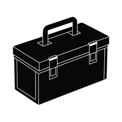 Sailor element isolated toolbox on white background