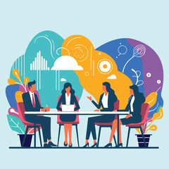 Team Collaboration and Strategy Planning with Modern Elements