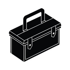 Sailor element isolated toolbox on white background