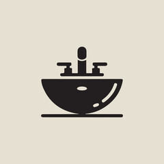 basin silhuette vector