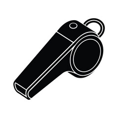 Sailor element isolated whistle on white background