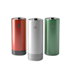 Three colorful cylindrical objects with rounded tops and bottoms, each displaying a positive sign, are positioned on a black background, showcasing a sleek, minimalist design.