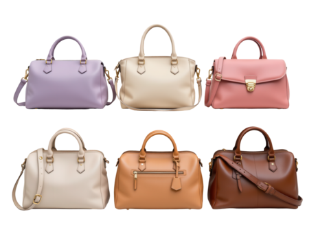 Elegant Collection of Stylish Handbags in Various Colors and Styles