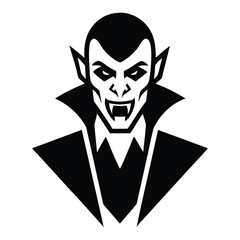 nosferatu style vampire vector icon