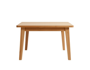 Simple Wooden Table with Clean Lines and Natural Finish