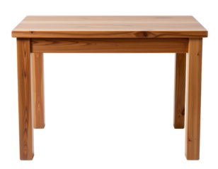 Wooden Table with Simple Design for Home or Office Use
