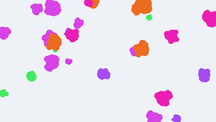 Abstract colorful organic shapes background for design element backdrop concept