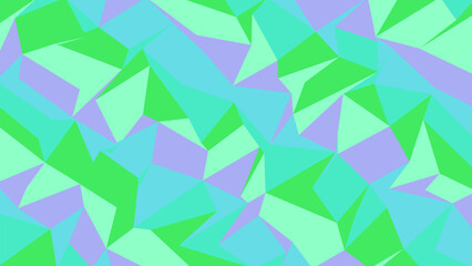 Fototapeta premium Abstract geometric background with triangles in pastel colors seamless pattern