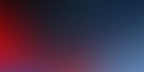 This abstract background displays a smooth gradient transitioning from a deep red to a dark blue hue.
