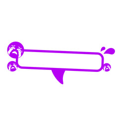 purple sad cry icon speech bar frame
