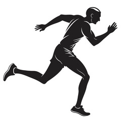 Running Athlete Silhouette
