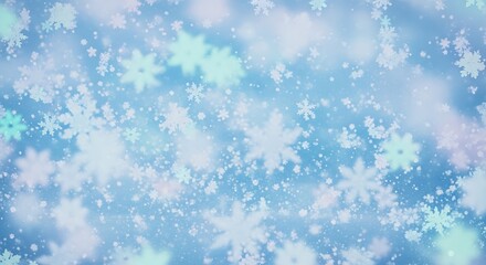 Fototapeta premium Abstract pattern of soft blue and purple watercolor washes with subtle floral hints dreamy and ethereal