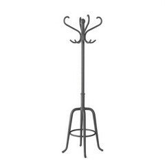 standing coat rack isolatsta nding coat rack isolated on white and transparent background