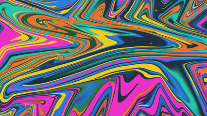 vibrant psychedelic liquid marble abstract grain noise texture background wallpaper art bright color swirl