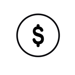 earning money vector coin vector coin black and white