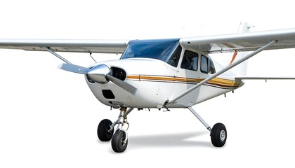 Small plane, front view