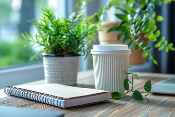 Workplace with Coffee.