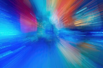 Vibrant abstract background with dynamic blur effect