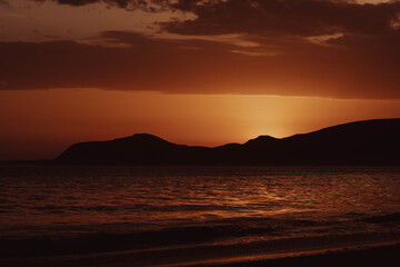 Obraz premium Pôr do sol na praia