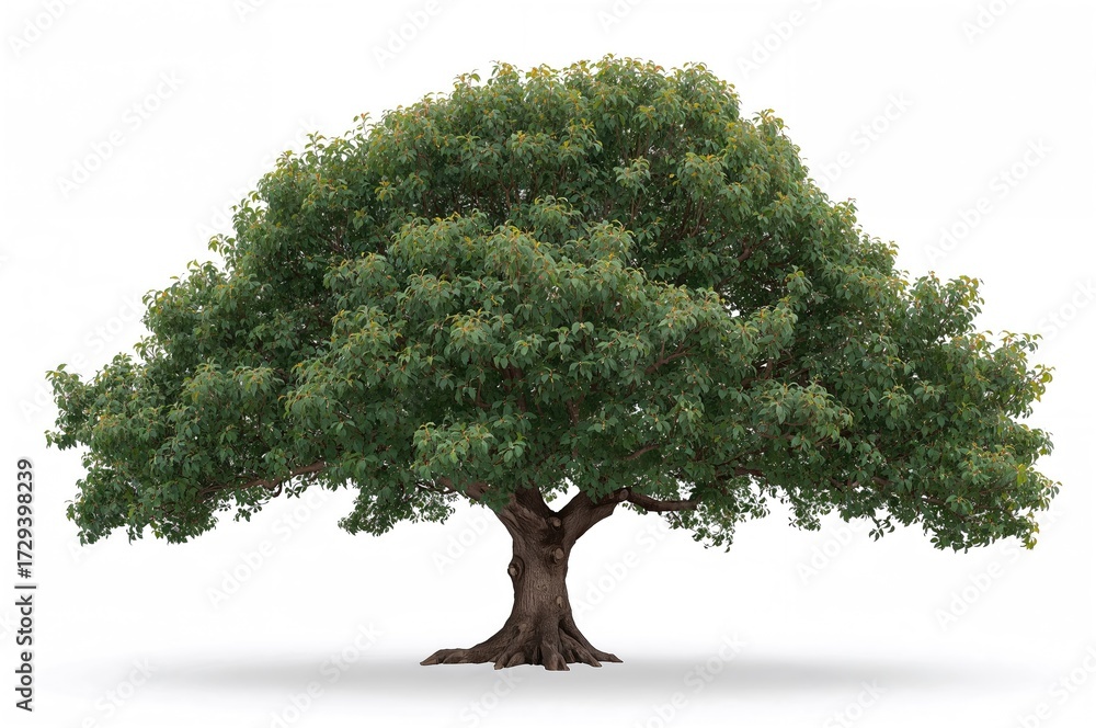 Wall mural isolate the collection tree and place it on a plain white backdrop for easier selection.
