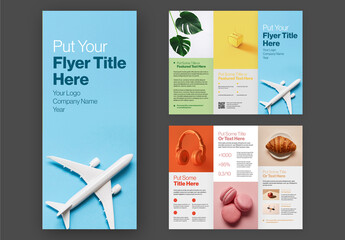 Trifold Flyer Brochure Layout