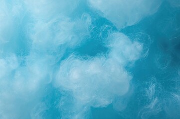 Close-up view of fluffy cotton candy as a backdrop