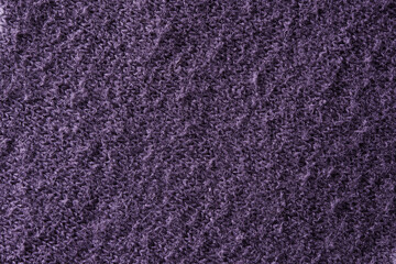 Purple Terry Cloth Towel Texture Close-Up