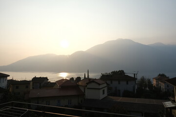 Epic Como lake view in November