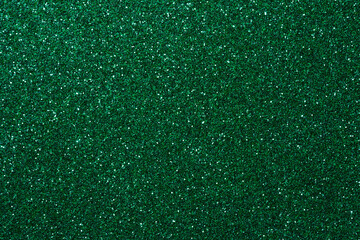 Green Glitter Paper with Sparkling Shimmer Texture