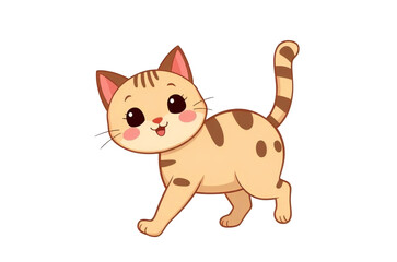 Obraz premium vector illustration of a cat