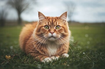 Red Tabby Scottish Fold Cat