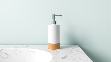 Minimalist Bamboo Soap Dispenser