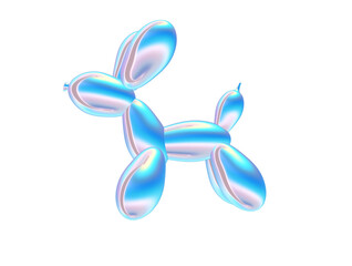 3d render of chrome k-pop shape y2k inspired