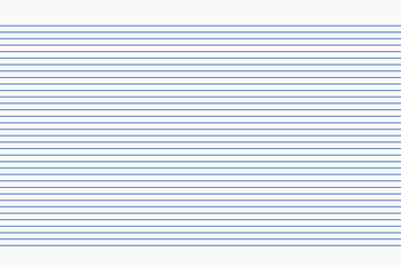 Fototapeta premium Grid paper. Abstract striped background with color horizontal lines. Geometric pattern for school, wallpaper, textures, notebook. Lined paper blank isolated on transparent background.