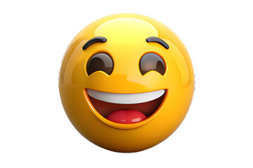 Laughing Emoji With Wide Open Mouth emoticon face