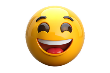 Laughing Emoji With Wide Open Mouth emoticon face