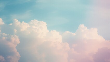 Abstract natural background featuring sky and clouds with gradient filter and grunge texture