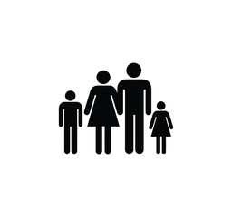 Icon Set for Parents and Families. Featured are vector illustrations of parents with children, family bonding, pregnancy, playing with children, reading together, spending time at home, family life, a