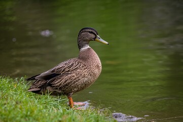 Bird by the water's edge