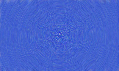 Hypnotic Classic Blue Abstract Background with Intense Radial Spin Swirl Distortion Effect, Circular Motion Vortex